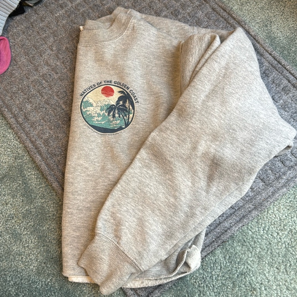 John Galt/ Brandy Melville Cropped Crewneck